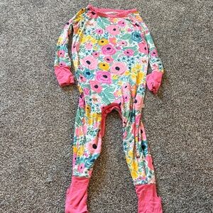 Little Sleepies Secret Garden Crescent Zippie